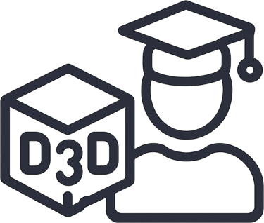 D3D SOFTWARE logo