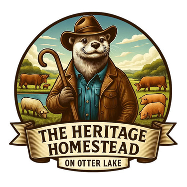 the Heritage Homestead on Otter Lake logo