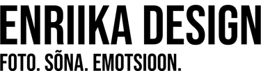 ENRIIKA DESIGN pilt. sõna. emotsioon. logo