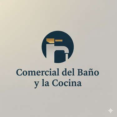 comercial del baño y la cocina logo
