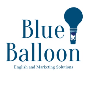 Blue Balloon English and Market Solutions logo
