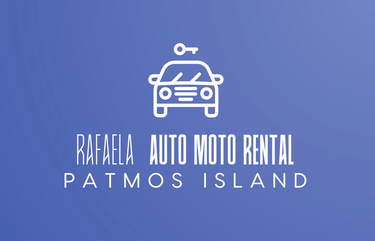 Rafaela auto moto rental-patmos-greece logo