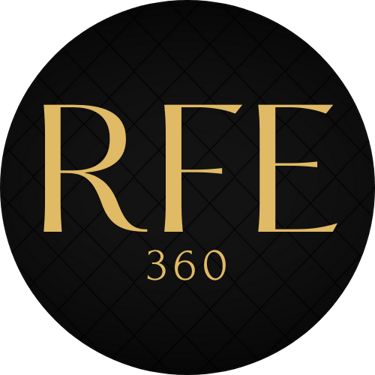 RFE 360, DJ Services for Wedding and Events logo