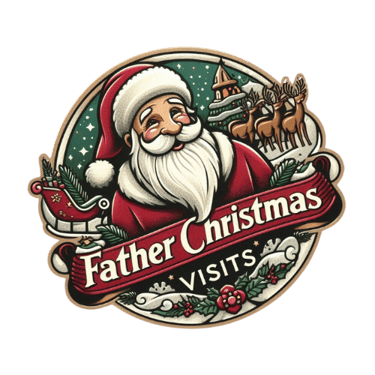 Father Christmas visits logo