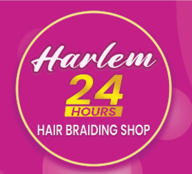 24 hours hair braiding logo