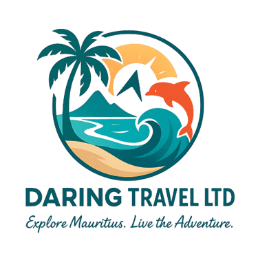 Daring travel, Mauritius, Holiday, daring tour, Hotel, Nature, vehicle location logo