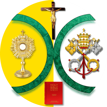 Comedic Catholics logo