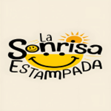 La sonrisa estampada logo