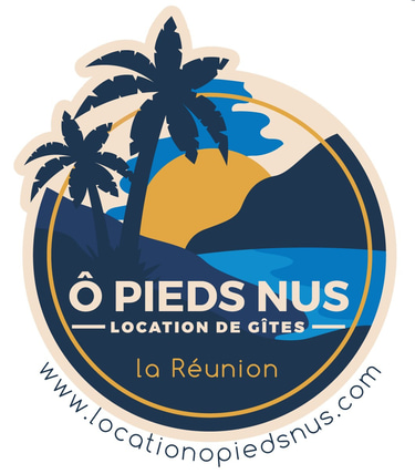 Location saisonnière Ô PIEDS NUS La Réunion logo