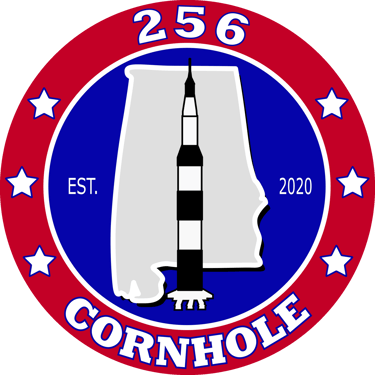 256 Cornhole logo