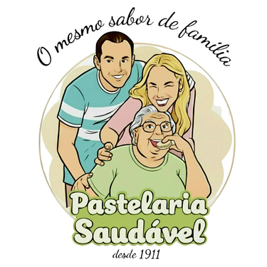 Pastelaria Saudável logo