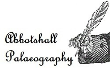 Abbotshall Palaeography logo