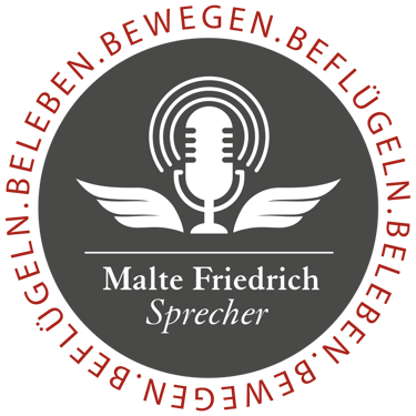 Malte Friedrich, Sprecher und Stimm-Schauspieler logo