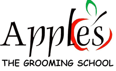 Apple The Grooming School. logo