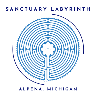 labyrinth, thunder bay sanctuary, Alpena Michigan, community labyrinth, meditation, relax logo