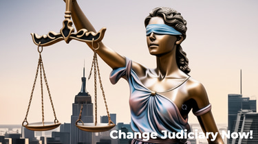 Change Judiciary Now! logo
