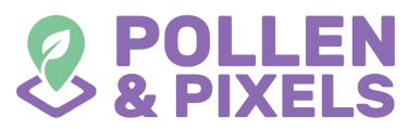 Pollen & pixels logo