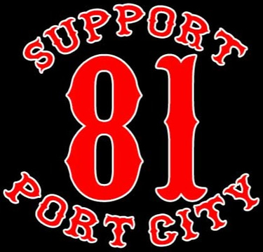 support 81 port city logo