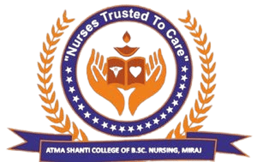 Atma Shanti College of nursing logo