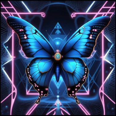 Blue Butterfly Ability logo