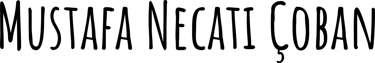 Doç. Dr. Mustafa Necati ÇOBAN logo