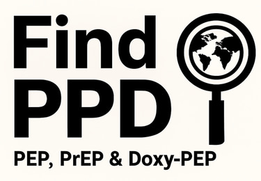 Find PEP, PrEP and Doxy-PEP logo