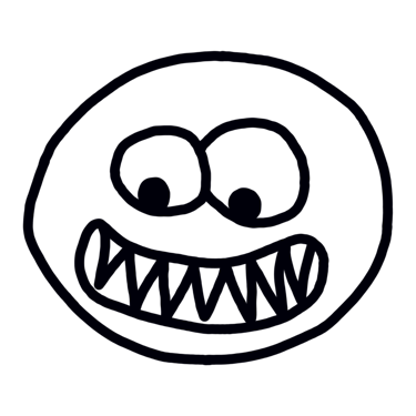 scared unique logo