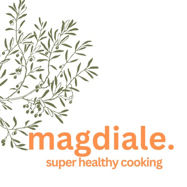 Magdiale Wolmark super healthy cooking logo