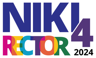 Candidate for the 39th Rector | Niki4Rector logo