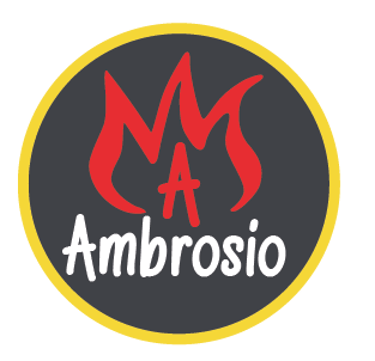 Ambrosio pizza restaurante logo