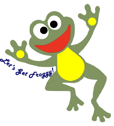 Let's Get Froggy logo