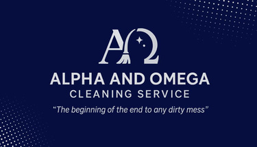 Alpha and Omega Cleaning Service logo