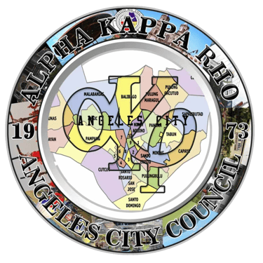 Alpha Kappa Rho Angeles City Council logo