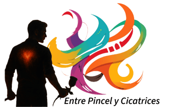 Entre pincel y cicatrices logo