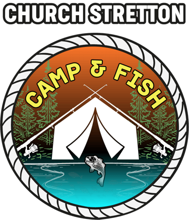 Church Stretton Camp & Fish logo