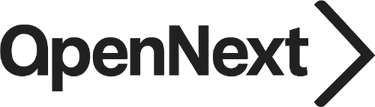 Open Next logo