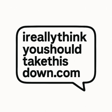 You really Should Take this Down logo