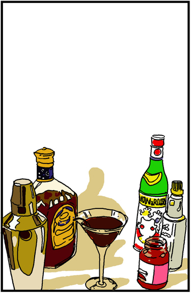 Bande dessinée : "Les cocktails sont plus lourds que l'air" logo