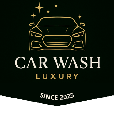car wash luxury logo