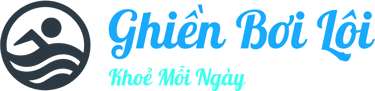 ghiền bơi lội logo