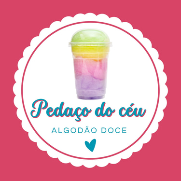 PEDAÇO DO CÉU ALGODÃO DOCE logo
