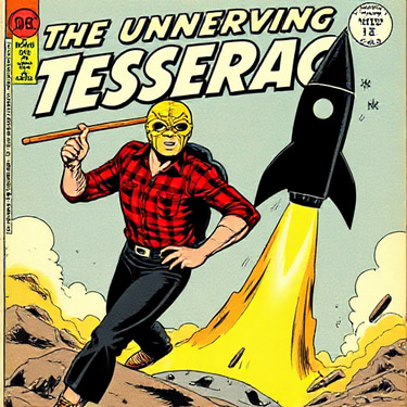 The Unnerving Tesseract logo