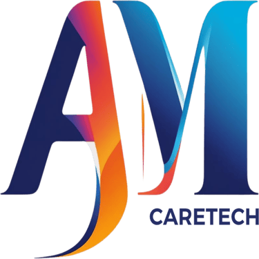 AJM CARETECH logo