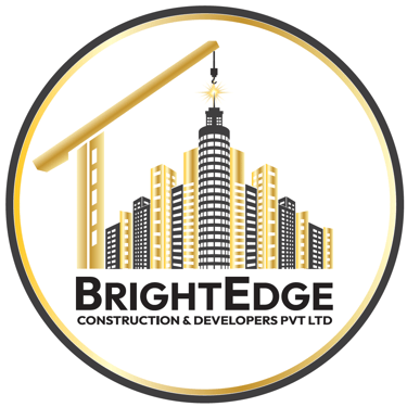Bright Edge Construction and Builder logo