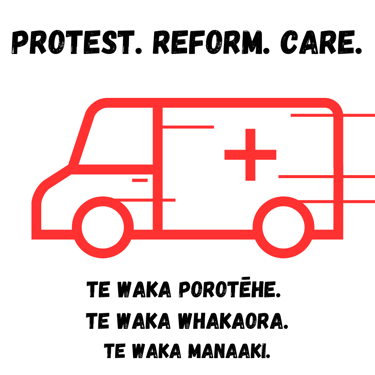 Waka Whakatou: Driving for Health Reform logo