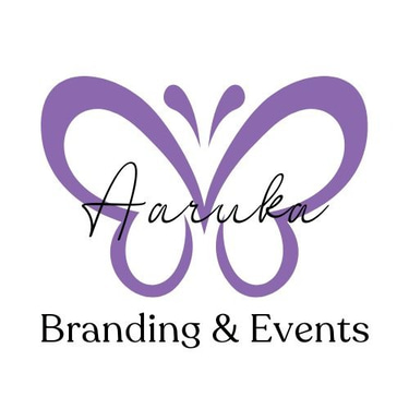 Aaruka branding & events logo