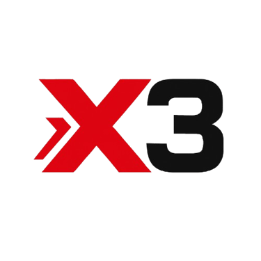 X3 company logo