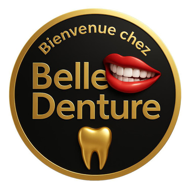 belle denture logo