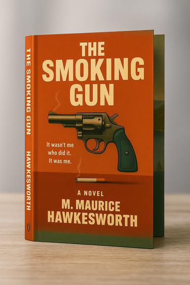 The Smoking Gun Novel by M Maurice Hawkesworth logo