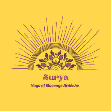 Surya yoga et massage Ardèche logo
